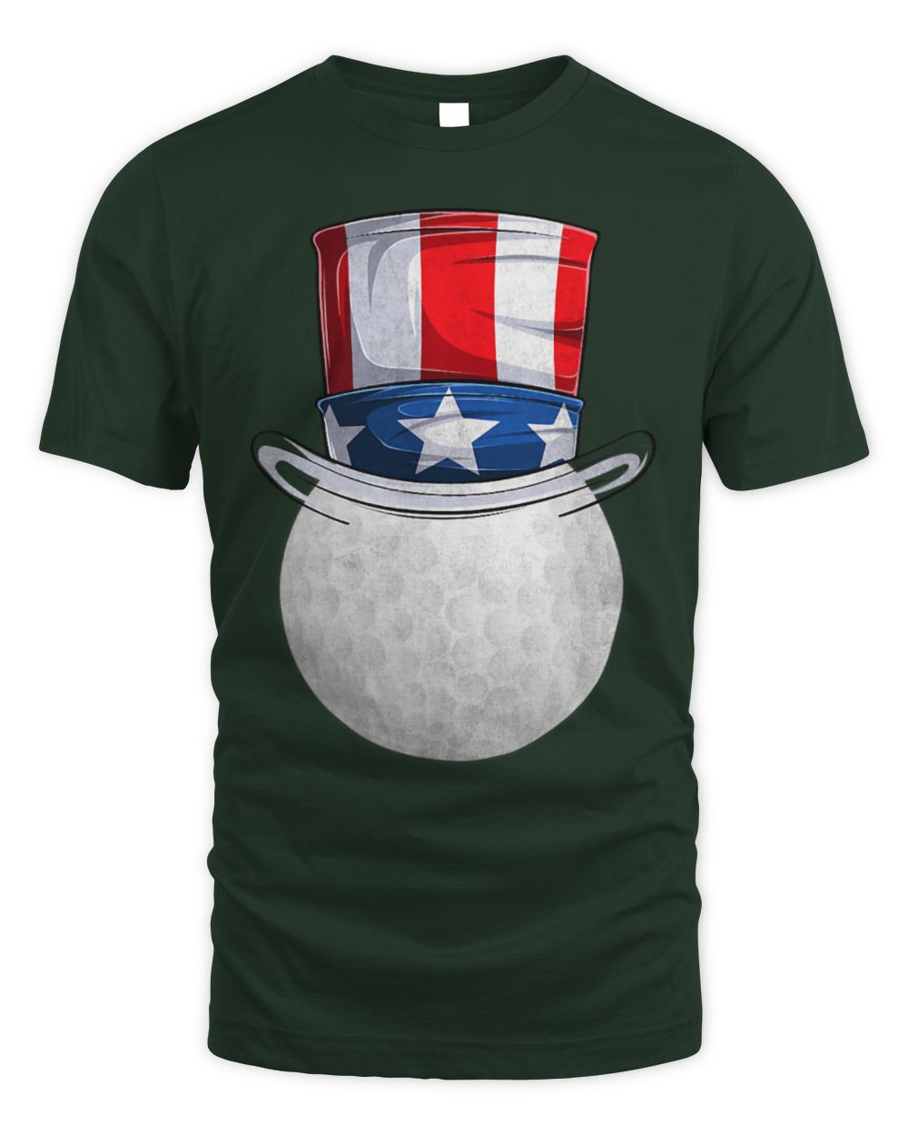 Cute Golf American Flag Golf Hat 4th of July Outfits Golf Balls Funny