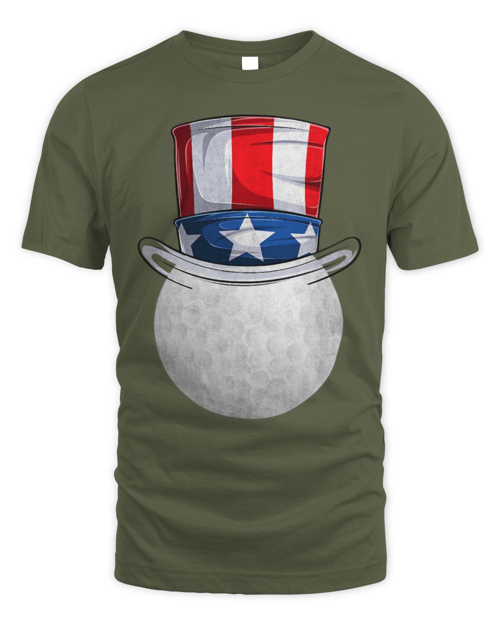 Cute Golf American Flag Golf Hat 4th of July Outfits Golf Balls Funny