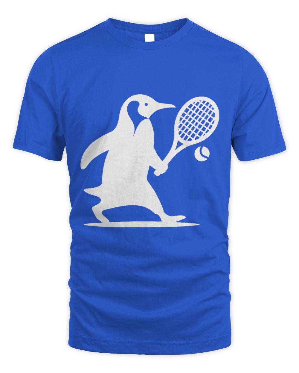 Cute Tennis Penguin Tennis Player Silhouette Minimalist Art