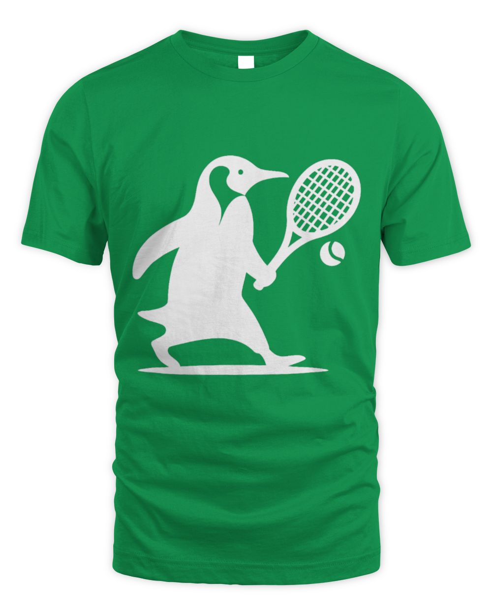Cute Tennis Penguin Tennis Player Silhouette Minimalist Art