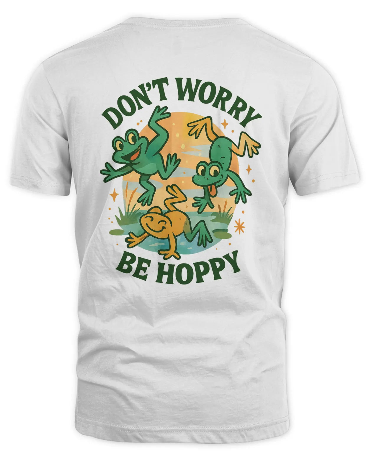Don't Worry Be Hoppy Short-Sleeve T-Shirt