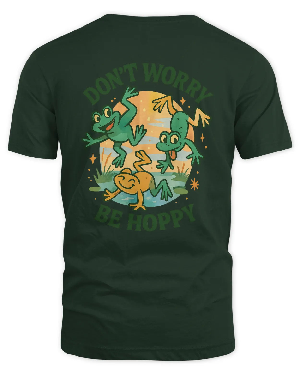 Don't Worry Be Hoppy Short-Sleeve T-Shirt