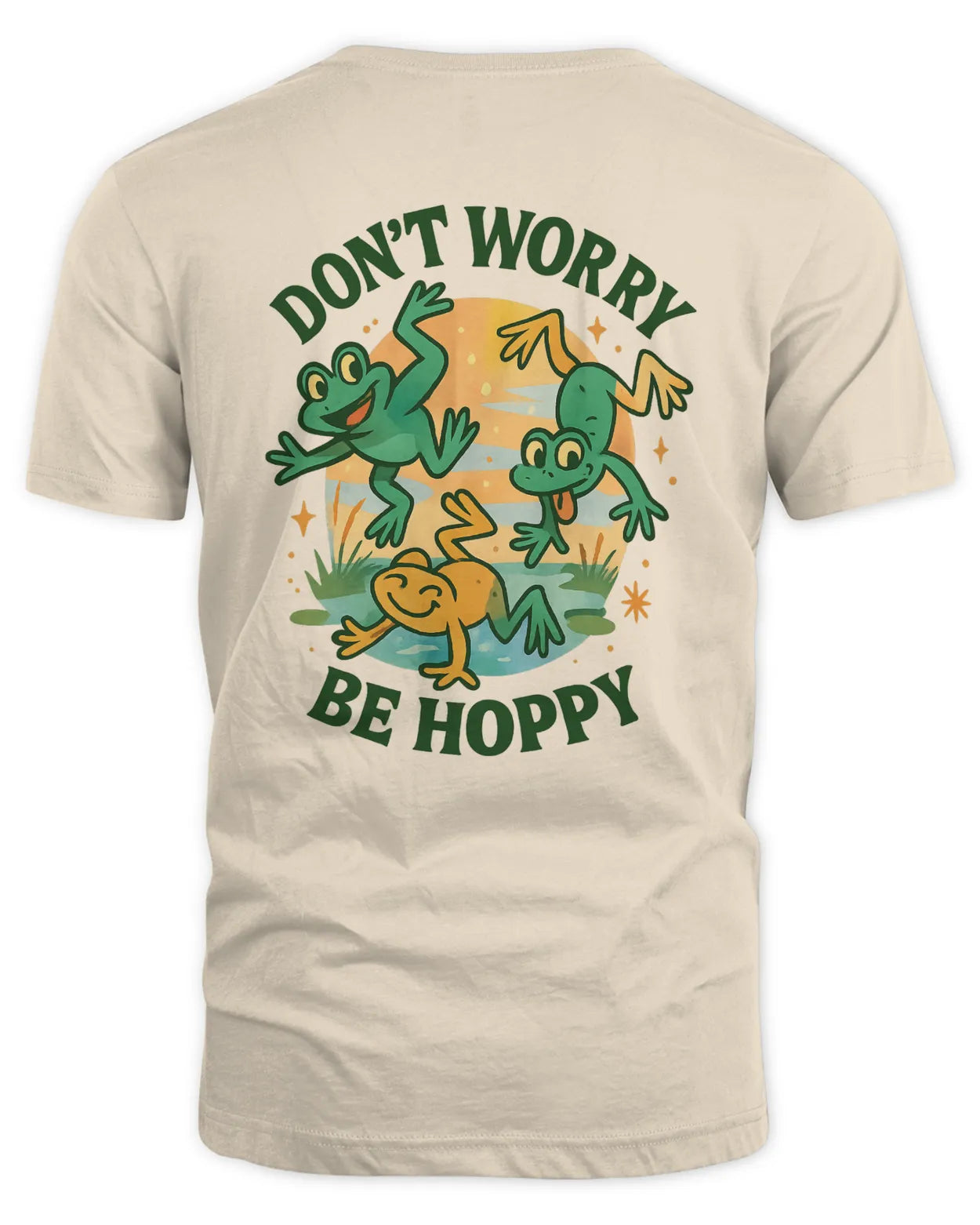 Don't Worry Be Hoppy Short-Sleeve T-Shirt