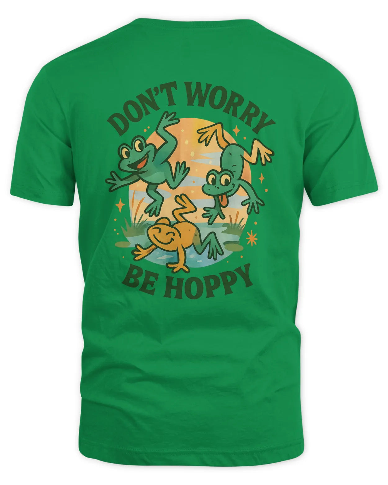 Don't Worry Be Hoppy Short-Sleeve T-Shirt
