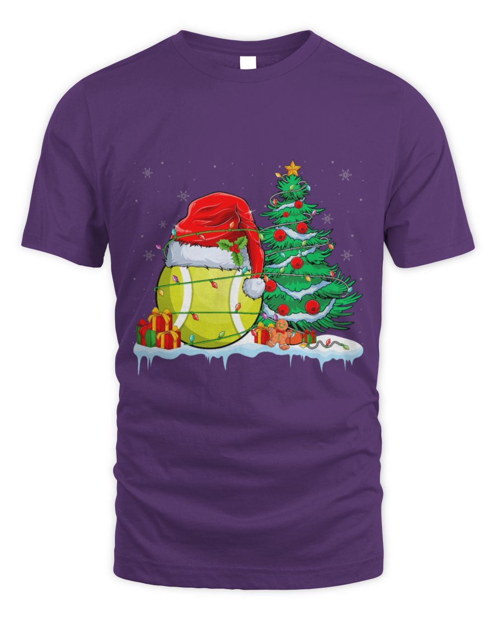 Cute Tennis Ball Christmas Tennis Ball Wearing Santa Hat Xmas