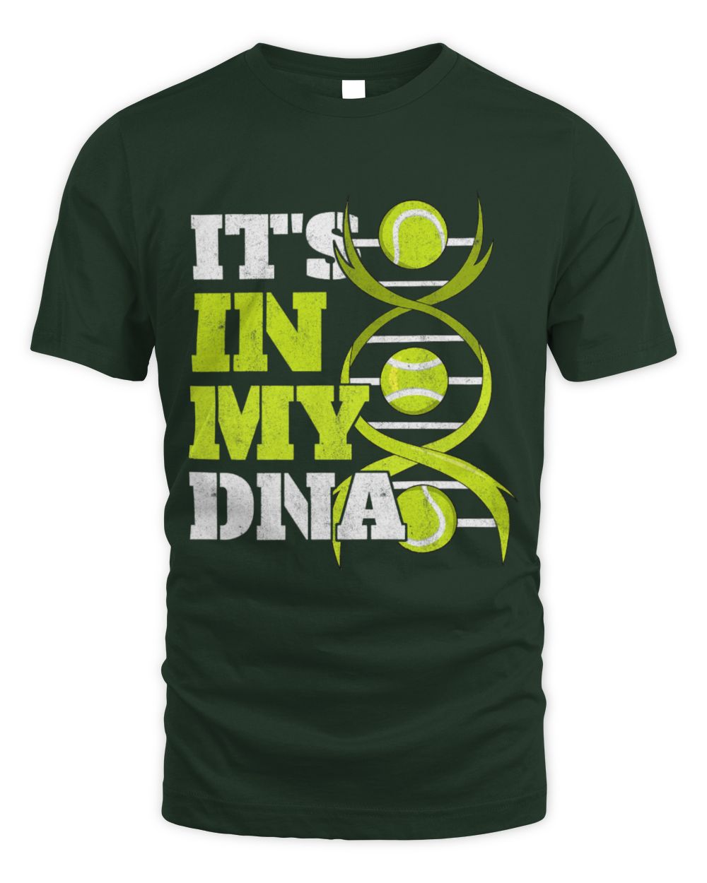 Cute Tennis Sports Tennis Player Ball ITS IN MY DNA Tennis Fan