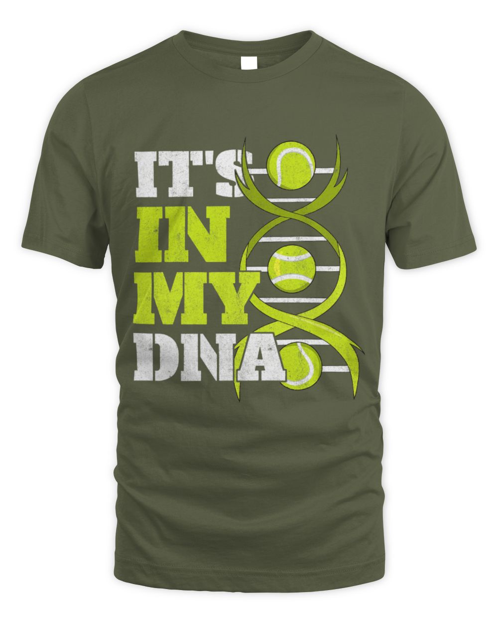 Cute Tennis Sports Tennis Player Ball ITS IN MY DNA Tennis Fan