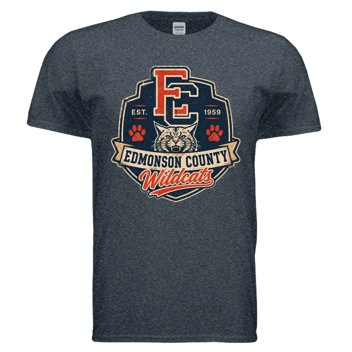HEATHER NAVY - G640 - FRONT